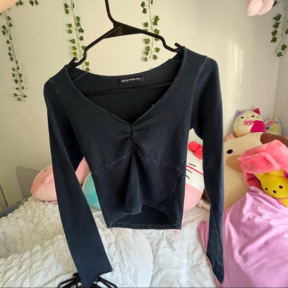 Navy Blue Brandy Melville top.